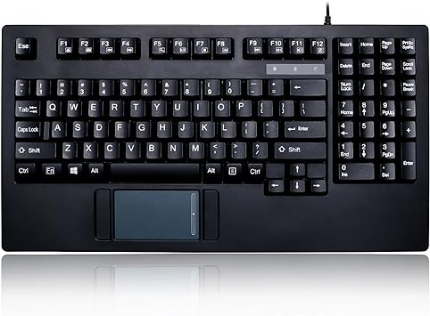 Adesso AKB-425UB - Easytouch Rackmount USB Touchpad Keyboard, black