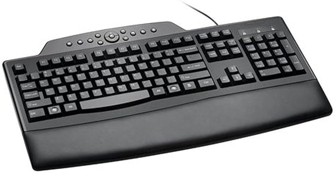 Kensington Pro Fit Wired Comfort Keyboard (K72402US),Black