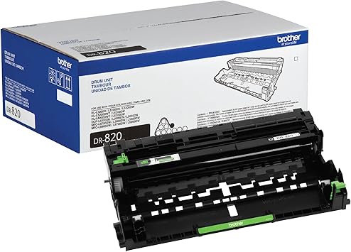 Brother DR-820 Genuine-Drum Unit, Seamless Integration, Yields Up to 30,000 Pages, Black