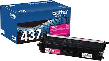 Brother Genuine TN437M Ultra High Yield Magenta Toner Cartridge