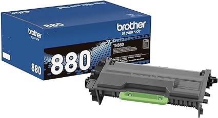 Brother Genuine Super High Yield Toner Cartridge, TN880, Replacement Black Toner, Page Yield Up to 12,000 Pages, Amazon Dash Replenishment Cartridge