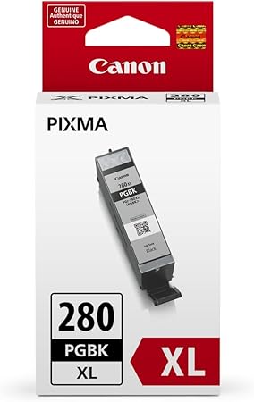 Canon PGI-280XL PGBK Compatible To TR7520,TR8520,TR8620,TS6120,TS6220,TS6320,TS702,TS8120,TS8220,TS8320,TS9120,TS9520 Printers