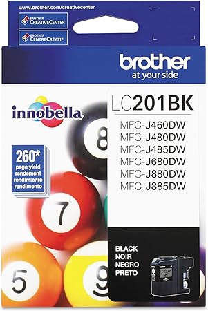 Brother LC201BK Standard Yield Black Ink Cartridge