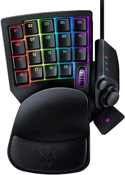 Razer Tartarus V2 Gaming Keypad: Mecha-Membrane Key Switches - One Handed Keyboard - 32 Programmable Keys - Customizable Chroma RGB Lighting - Programmable Macros - Classic Black