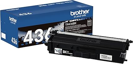 Brother TN436BK Super High Yield Toner-Retail Packaging, Black