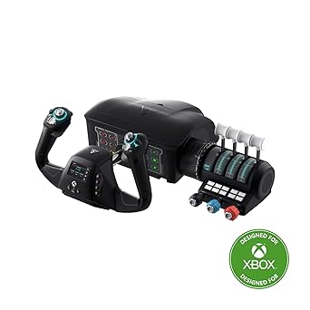 Turtle Beach VelocityOne Flight Universal Control System - Xbox Series X & Xbox Series S, Xbox One & Windows 10 & 11 PCs with Yoke Handle, Throttle Quadrant, Trim Wheel & Rudder Controls