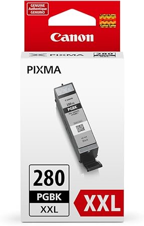 Canon PGI-280XXL PGBK Compatible to TR7520,TR8520,TR8620,TS6120,TS6220,TS6320,TS702,TS8120,TS8220,TS8320,TS9120,TS9520 Printers