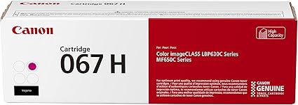 Canon 067 Magenta Toner Cartridge, High Capacity, Compatible to MF656Cdw, MF654Cdw, MF653Cdw, LBP633Cdw and LBP632Cdw Printers