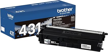 Brother Printer TN431BK Standard Yield Toner-Retail Packaging , Black, 1 Size (Pack of 1)