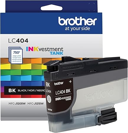 Brother Genuine LC404BKYield Black INKvestment Tank Ink Cartridge