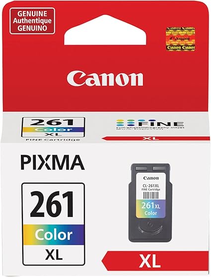 Canon Ink Canon CL-261XL Amr Printer Ink, Extra Large, Multi