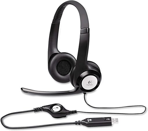 Logitech New h390 USB Headset with noisecanceling Microphone Bulk Packaging, 5.8 Ounce