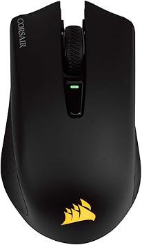 CORSAIR HARPOON WIRELESS RGB Gaming Mouse - 10,000 DPI - 6 Programmable Buttons - Lightweight - Bluetooth - USB - Black