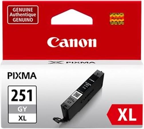 Canon CLI-251XL GRAY Compatible to iP8720,MG6320,MG7120,MG7520 Printers