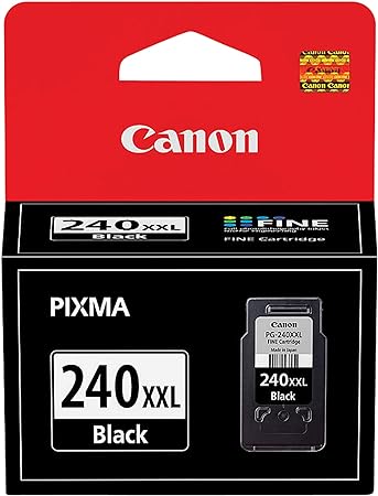 Canon PG-240 XXL Black Ink Cartridge Compatible to printer MG2120, MG3120, MG4120, MX432, MX522, MX452, MX392, MG2220, MG3220, MG4220, MG3520, MG3620, MX472, MX532, TS5120