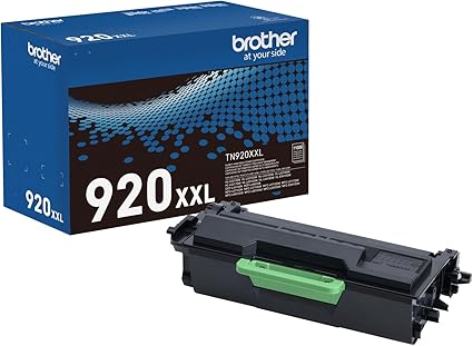 Brother Genuine Cartridge TN920XXL Super High Yield Black Toner,1 Pack, HL-L5210DN, HL-L5210DW, HL-L5210DWT, HL-L5215DW, HL-L6210DW, HL-L6210DWT, HL-L6310DW,MFC-L6810DW