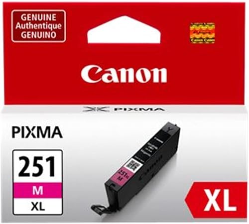 Canon CLI-251XL Magenta Compatible to iP7220,iX6820,MG5420,MG5520/MG6420,MG5620/MG6620,MX922/MX722,iP8720,MG6320,MG7120,MG7520 Printers