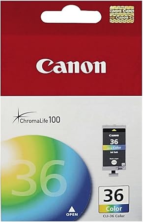 Canon CLI-36 Color Ink Tank Compatible to printer mini320, mini260, iP100, iP110