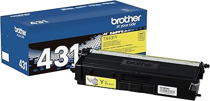 Brother Genuine Toner TN431Y Standard Yield Toner-Retail Packaging, Yellow