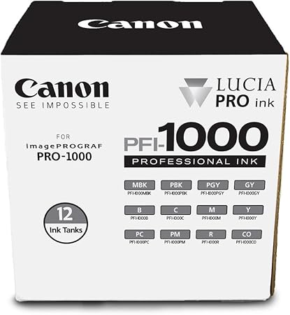 Canon PFI-1000 12 Color Pack, Small