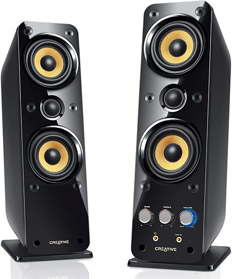 Creative GigaWorks T40 Series II 2.0 Multimedia Speaker System with BasXPort Technology, Black