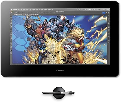 Wacom Cintiq Pro 16 Creative Pen and Touch Display (2021 Version) 4K Graphic Drawing Monitor with 8192 Pen Pressure and 98% Adobe RGB (DTH167K0A), Black