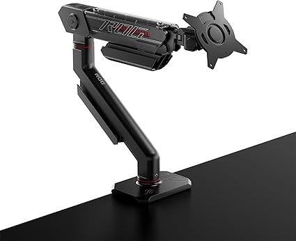 ASUS ROG Ergo Monitor Arm (AAS01) - Monitor Mount with Cable Management, Ergonomic, Pivot, Swivel, Height Fully Adjustable, Clean Desk Setup, up to 39 inches*,23lbs*, VESA 100x100, Mechanical Spring