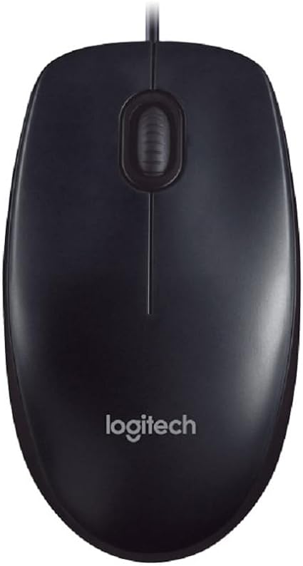 Logitech Wired Mouse M90 Black USB