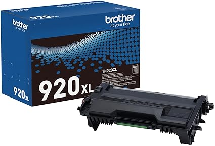 Brother Genuine Cartridge TN920XL High Yield Black Toner,1 Pack