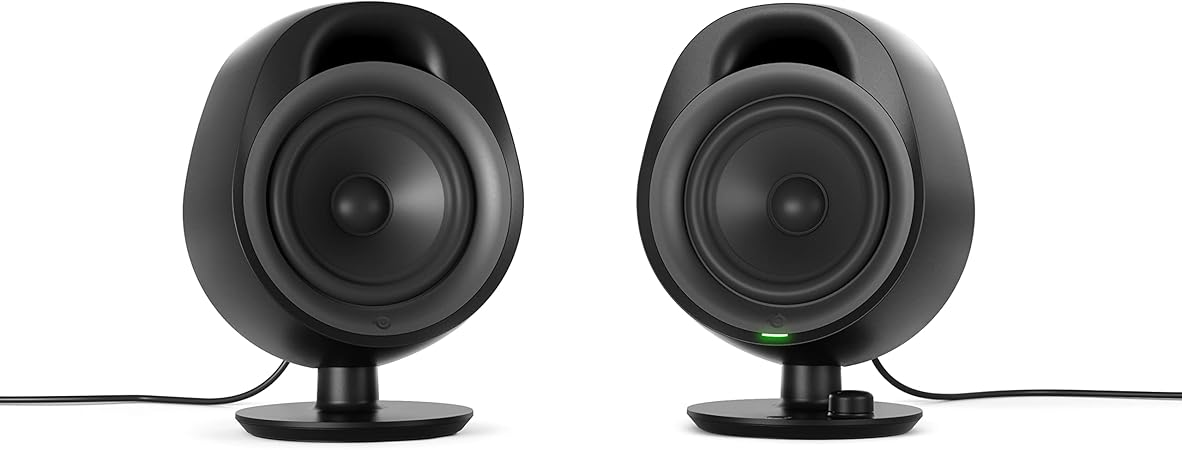 SteelSeries Arena 3 2.0 Desktop Gaming Speakers - Immersive Audio, On-Speaker Controls, 4