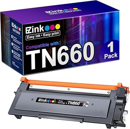 E-Z Ink Compatible Toner Cartridge Replacement for Brother TN660 TN630 High Yield to use with HL-L2300D HL-L2380DW HL-L2320D DCP-L2540DW HL-L2340DW HL-L2360DW MFC-L2720DW Printer (Black)