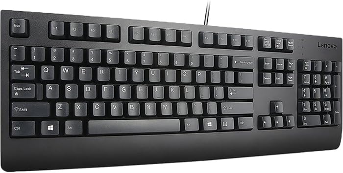 Lenovo Preferred Pro II Wired External USB Keyboard ( 4X30M86879) Factory Sealed Retail Product For USA, black