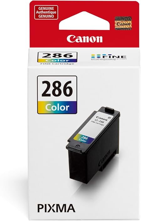 Canon Genuine Ink CL-286 Color Cartridge, Standard