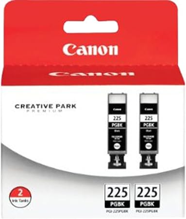 Canon PGI-225 Black Twin Pack Compatible to iP4820, MG5220, MG5120, MG6120, MG8120, MX882, iX6520, iP4920, MG5320, MG6220, MG8220, MX892