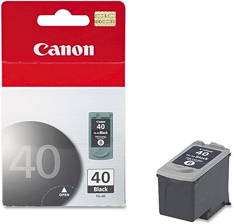 Canon PG-40 Black Ink Cartridge, Compatible to iP2600, iP800, iP700 and iP600 Printers