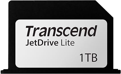 Transcend 1TB JDL330 JetDrive Lite 330 Expansion Card for MacBook Pro 2021 TS1TJDL330,Grey