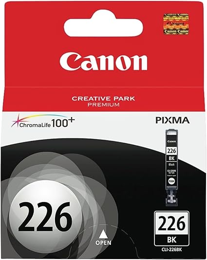 Canon CLI-226 BLACK Compatible to iP4820,iP4920,iX6520,MG5120,MG5320,MG5520,MG8120/MG6120,MG8220/MG6220,MX882,MX892/MX472 Printers