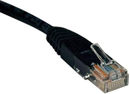 Eaton Tripp Lite Cat5e 350MHz Molded Patch Cable (RJ45 M/M) - Black, 20-ft.(N002-020-BK)