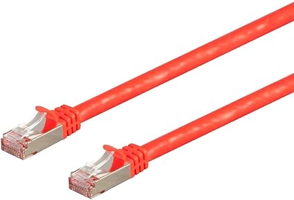 Monoprice Cat7 Ethernet Patch Cable - 1 Feet - Blue | Network Internet Cord - Flexboot RJ45 Stranded 600Mhz S/FeetP CMX Pure Bare Copper Wire 26AWG - Entegrade Series