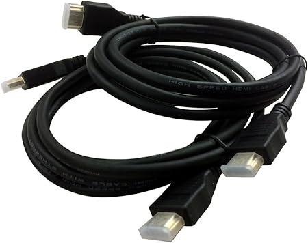 Solutions H3-2 High-Speed HDMI Cable, Supports Ethernet, 3D, 4K video and Audio Return Channel (ARC), Two-Pack Set of 9.8 Feet (3 Meters) HDMI Cables