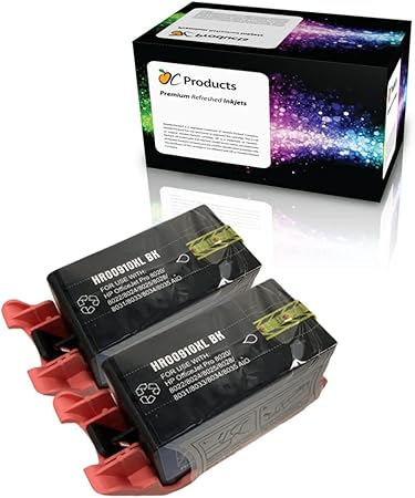 Remanufactured Ink Cartridge Replacement for HP 910XL Black 2 Pack for OfficeJet Pro 8010 8015 8020 8025 8030 8035