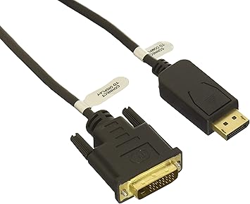 QVS DPDVI-10 Display Cable, 10', Black