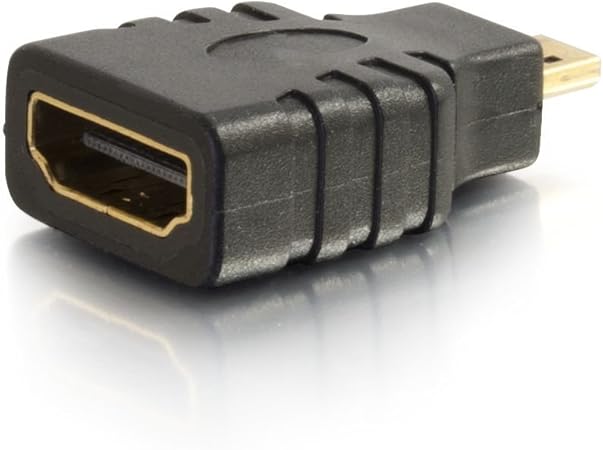 C2G Micro HDMI to HDMI, HDMI Adapter, Black, Cables to Go 18407