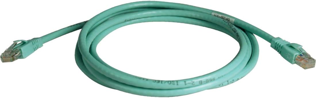 Tripp Lite Augmented Cat6 (Cat6a) Snagless 10G Certified Patch Cable (RJ45 M/M) - Aqua, 25-ft.(N261-025-AQ)