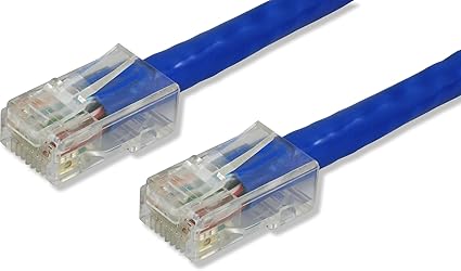 CAT6-03-BL 3-Feet Patch Cable without Boots, Blue, 10-Pack