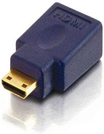 C2G Mini HDMI to HDMI, HDMI Adapter, Velocity Female to Male Adapter, Blue, Cables to Go 40435