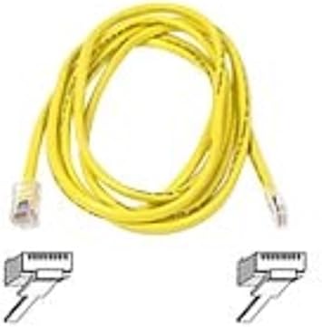 Belkin Cable,CAT5E,UTP,RJ45M/M,25',YLW,Patch