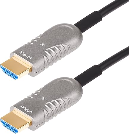 StarTech.com 100ft (30.4m) HDMI 2.1 Hybrid Active Optical Cable (AOC), CMP Plenum, 8K60Hz, Ultra High Speed HDMI 2.1/2.0 Cord