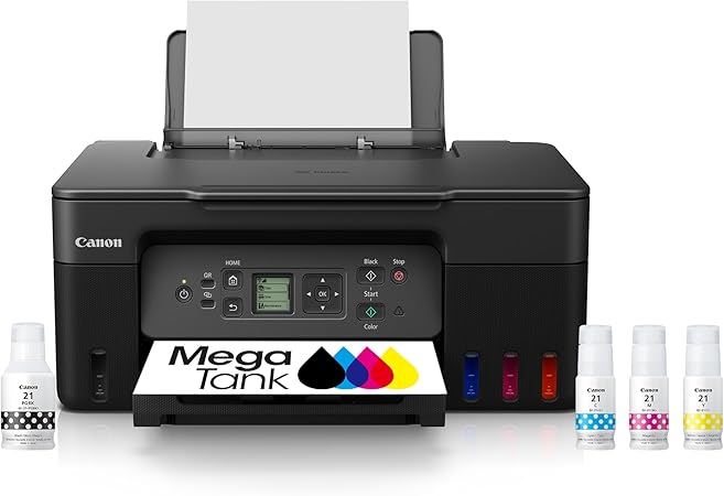 Canon MegaTank G3270 All-in-One Wireless Inkjet Printer. for Home Use, Print, Scan and Copy, Black