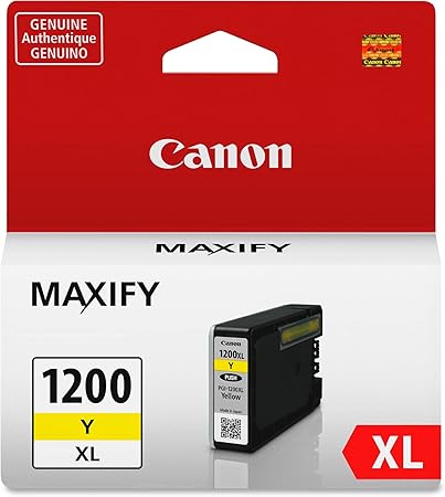 Canon PGI-1200XL Yellow Ink Tank Compatible to Printer MB2120, MB2720, B2020, MB2320